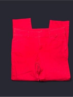 Old Navy Red Pixie Mid Rise Pants